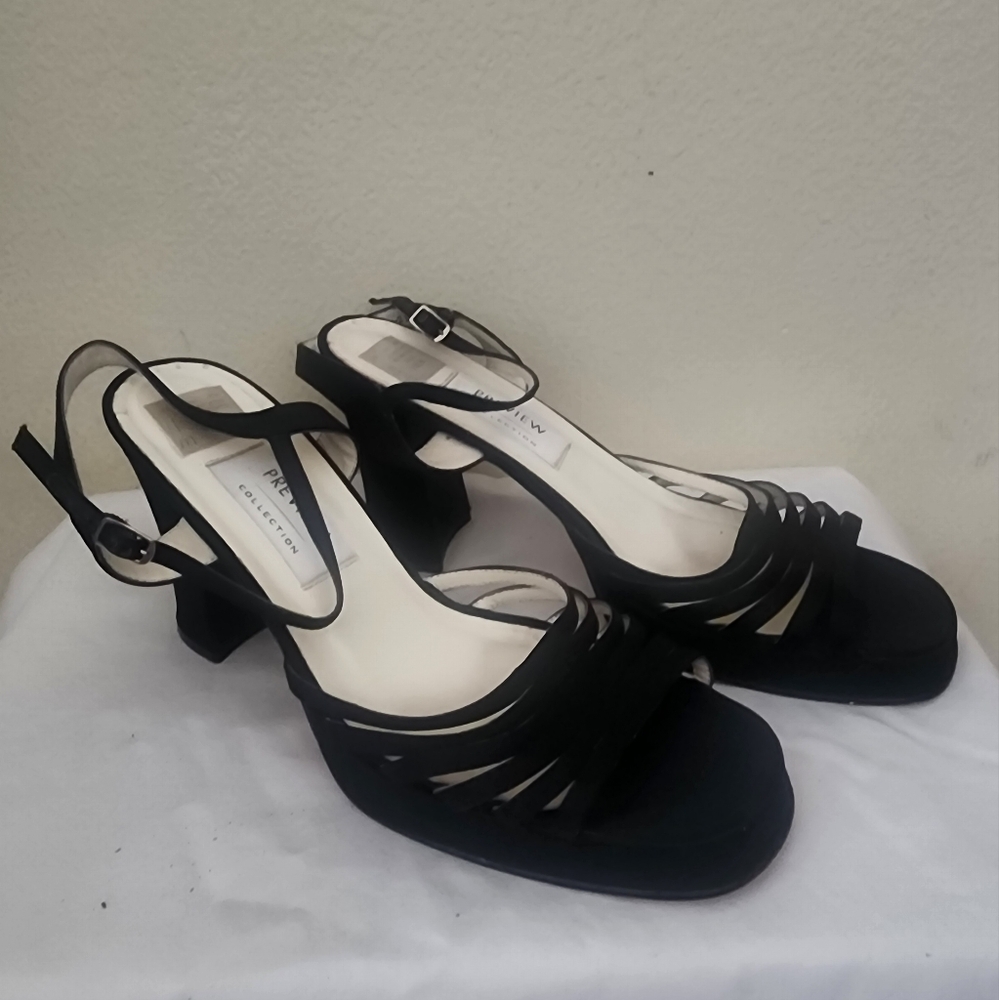 Black formal sandal